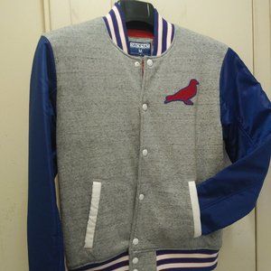Staple Gray and Blue Bomber Jacket